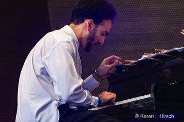Glen Zaleski playing the piano